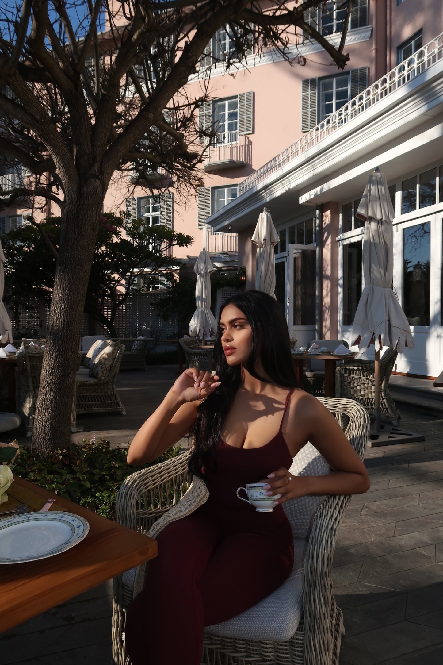 Burgundy Sculpt Tank